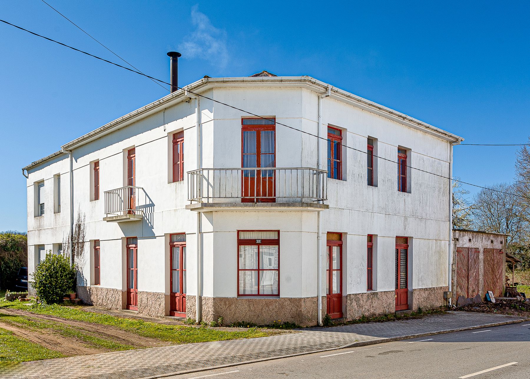 Exterior view of Country house for sale in Xermade  with Furnished