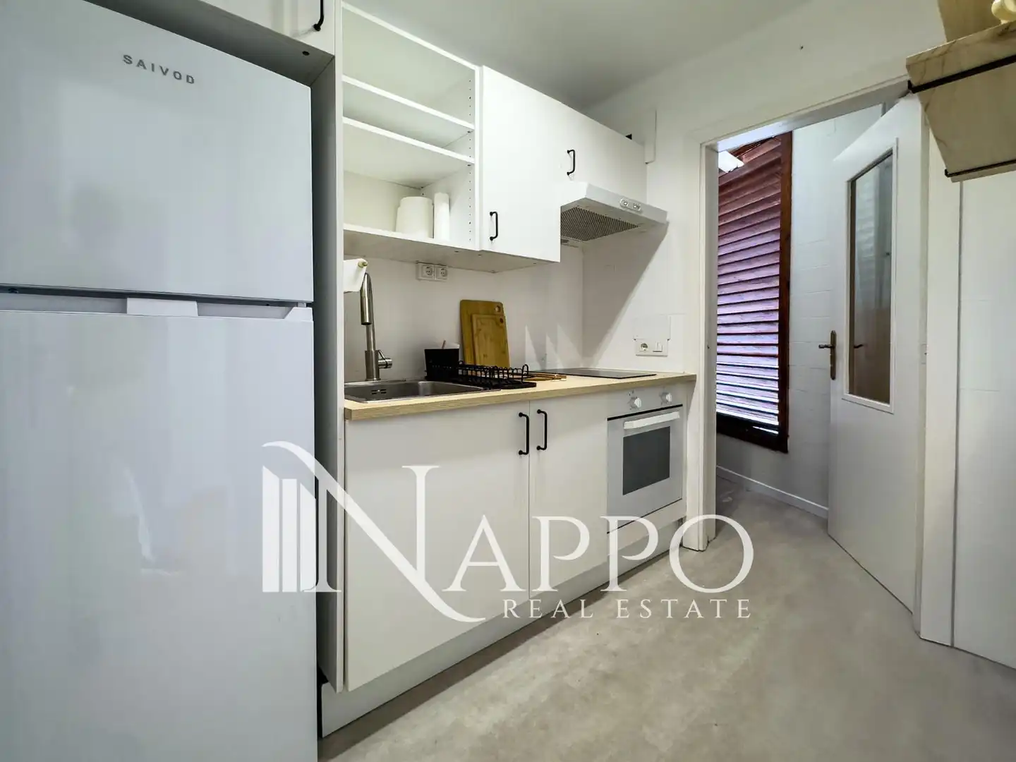 Küche von Wohnung zur Miete in  Palma de Mallorca mit Klimaanlage, Heizung und Terrasse
