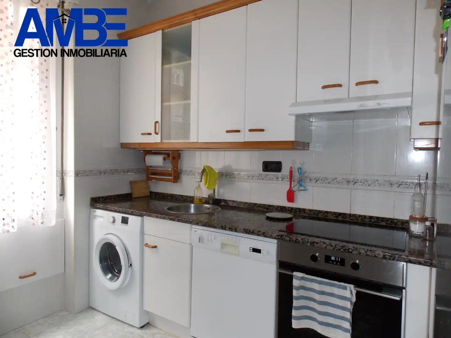 Küche von Wohnung zur Miete in Bilbao  mit Heizung, Möbliert und Ofen