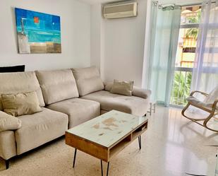 Sala d'estar de Pis en venda en Málaga Capital amb Aire condicionat i Terrassa