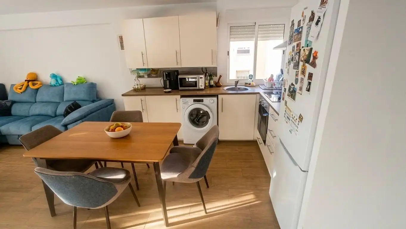 Cocina de Apartamento en venta en L'Eliana con Aire acondicionado, Amueblado y Lavadora