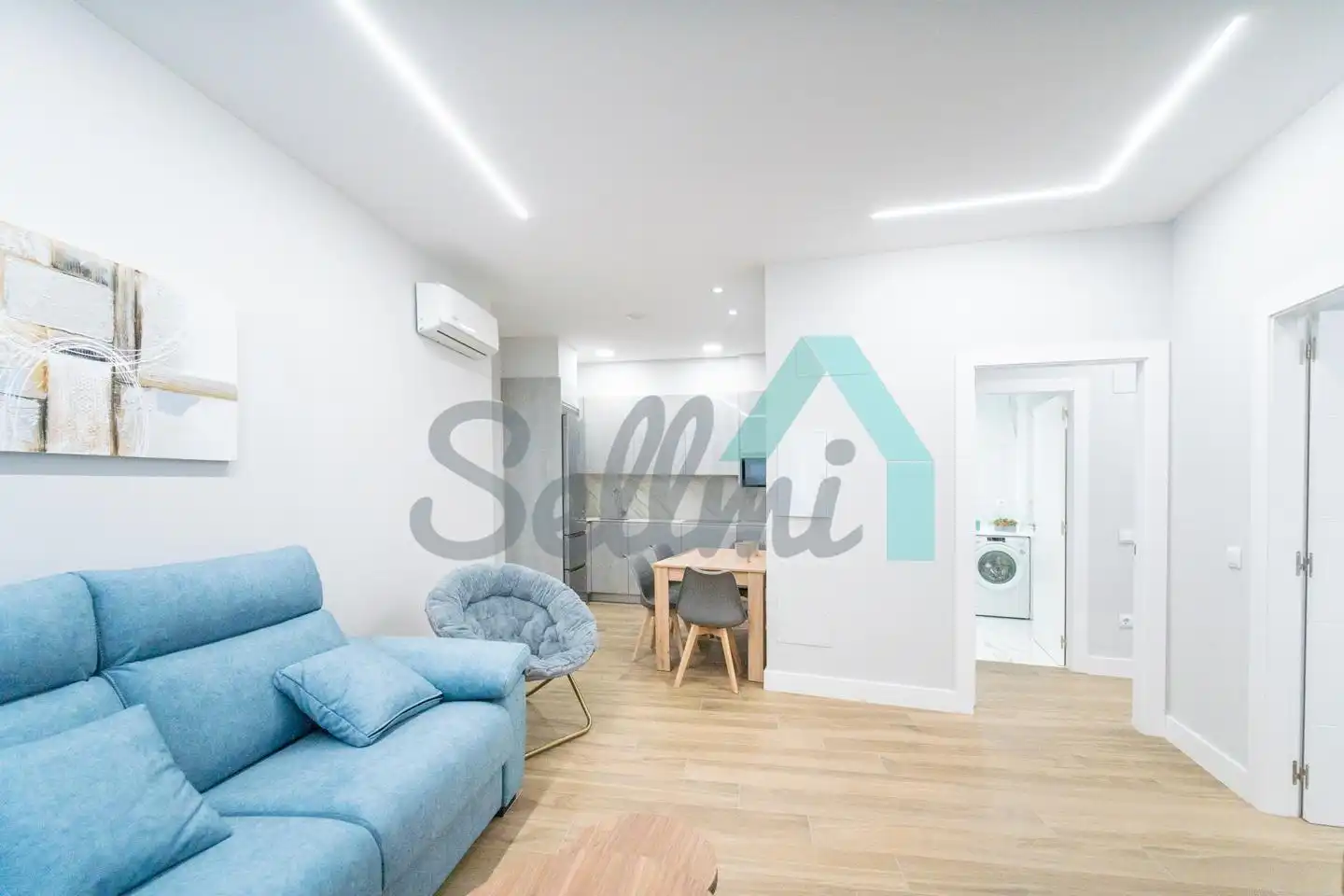 Sala de estar de Planta baja de alquiler en Noreña con Calefacción, Amueblado y Internet