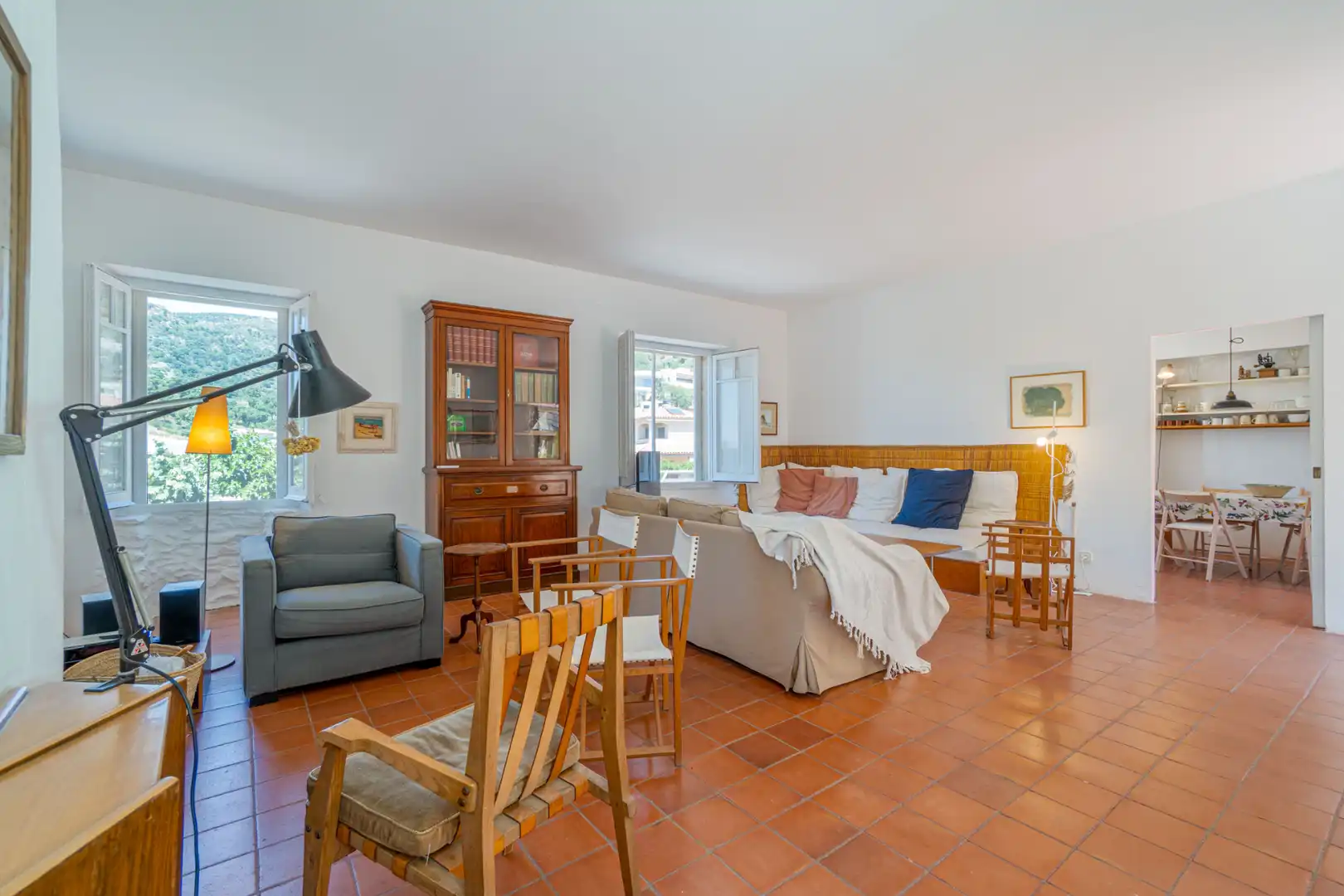 Sala d'estar de Casa o xalet en venda en Palau-saverdera amb Aire condicionat, Jardí privat i Terrassa