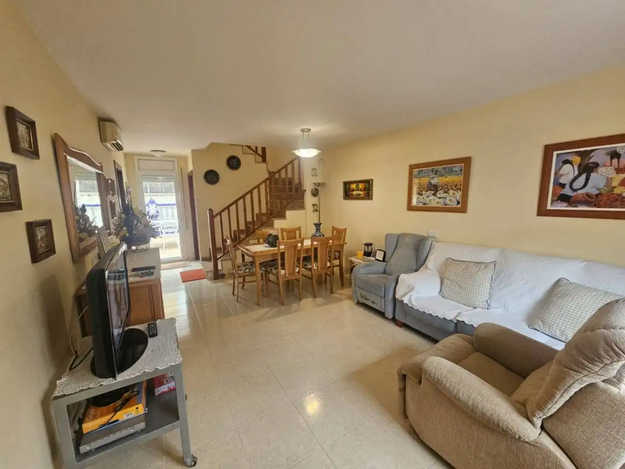 Living room of Detached homes for sale in Creixell  with Air Conditioner, Heating and Terrace