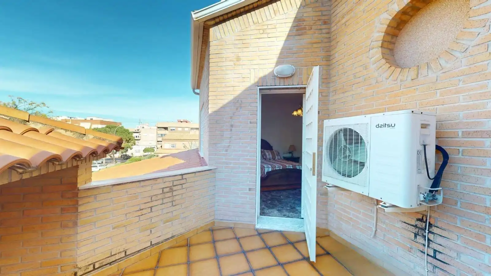 Balcony of Houses for sale in Murcia  with Terrace, Storage room and Swimming Pool