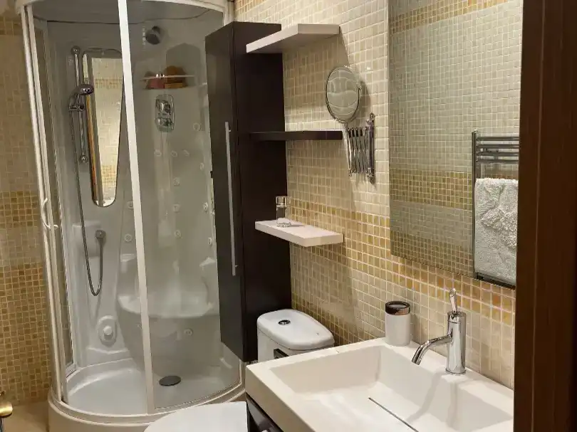 Bany de Casa adosada en venda en Poblete amb Aire condicionat i Piscina