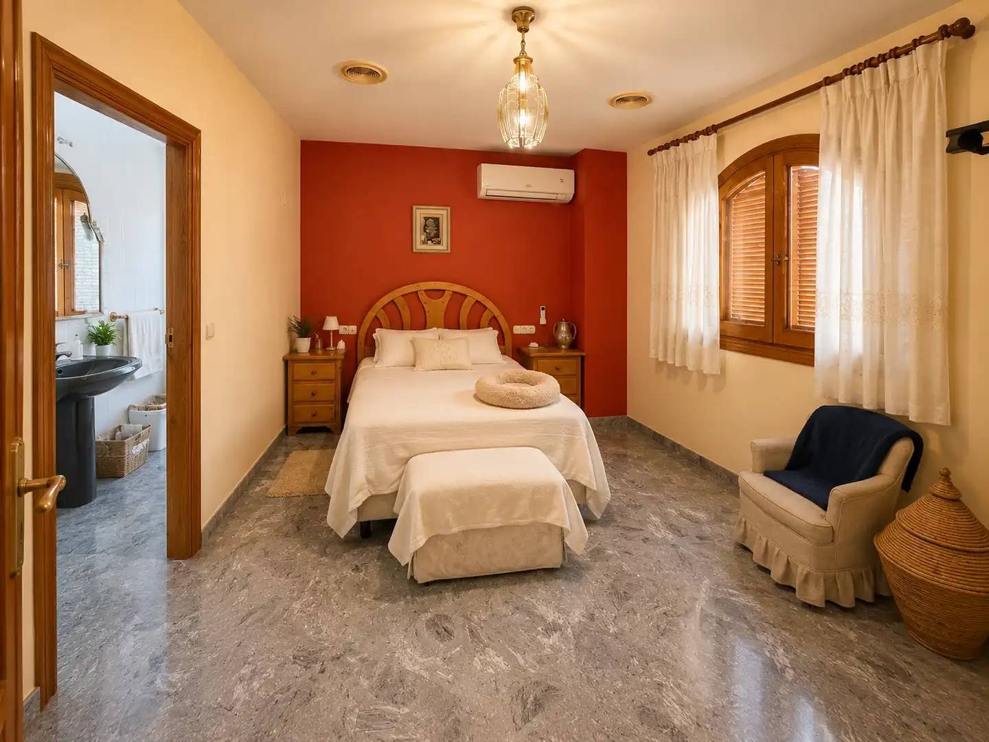 Habitación de Finca rústica en venta en Víznar con Jardín privado, Terraza y Trastero