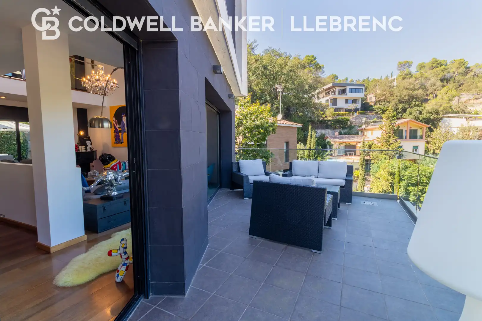 Terrassa de Casa o xalet en venda en Barcelona amb Aire condicionat, Calefacció i Jardí privat