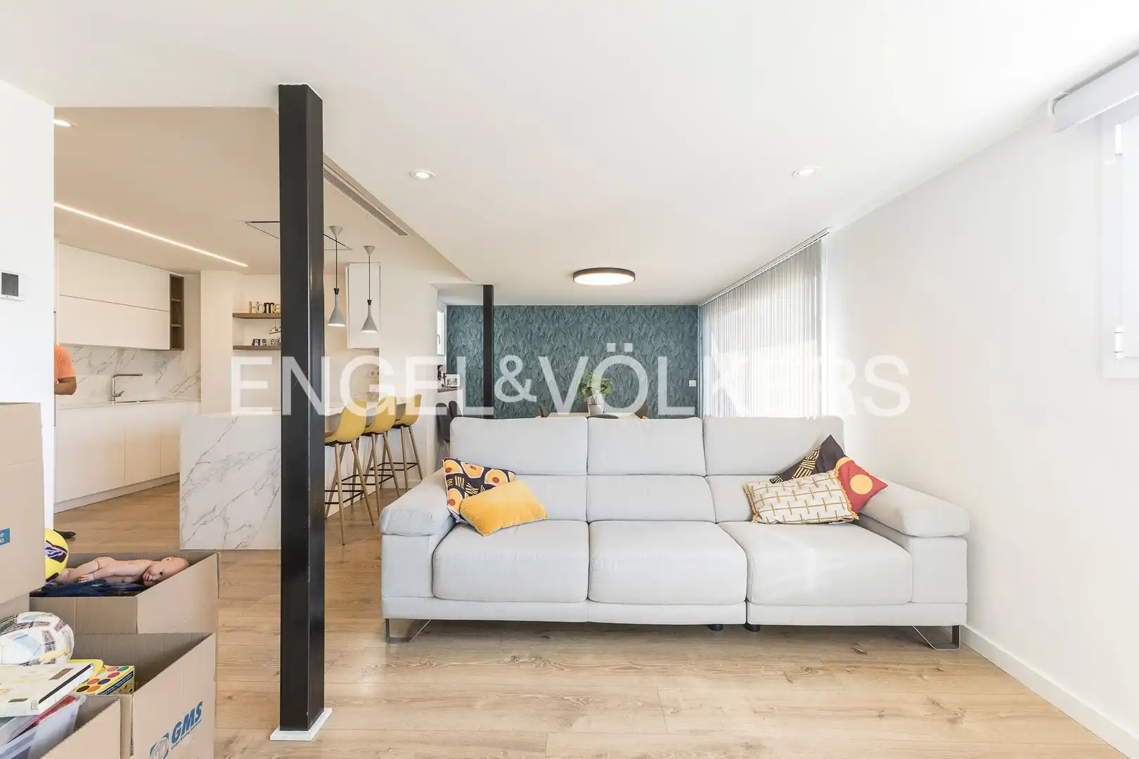 Living room of Attic for sale in Barcelona  with Heating