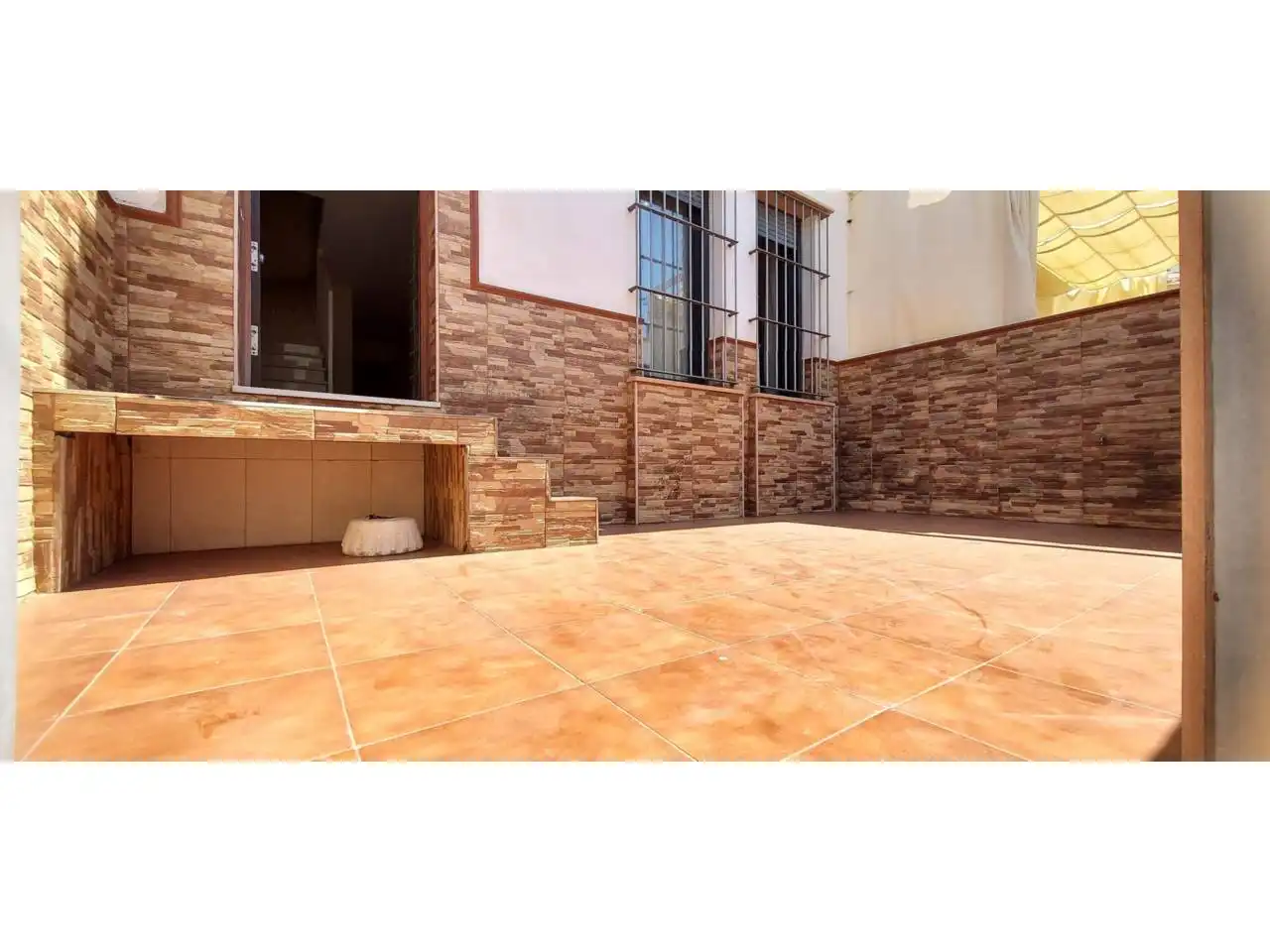 Terraza de Casa adosada de alquiler en Aljaraque con Terraza y Amueblado