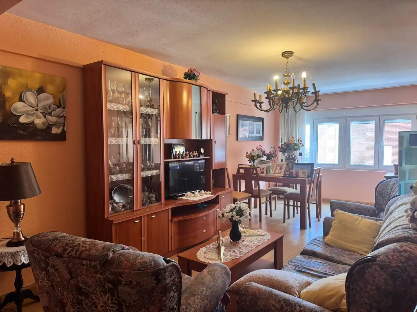 Sala de estar de Piso en venta en Palencia con Calefacción