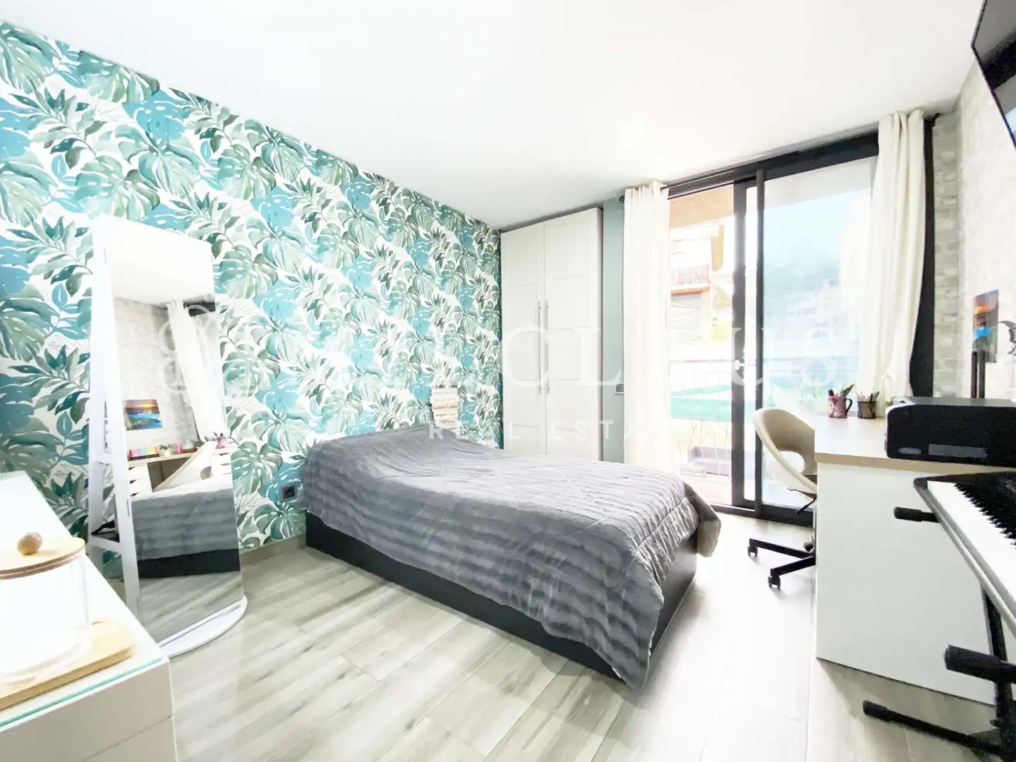 Schlafzimmer von Haus oder Chalet zum Verkauf in Lliçà d'Amunt mit Klimaanlage, Heizung und Privatgarten
