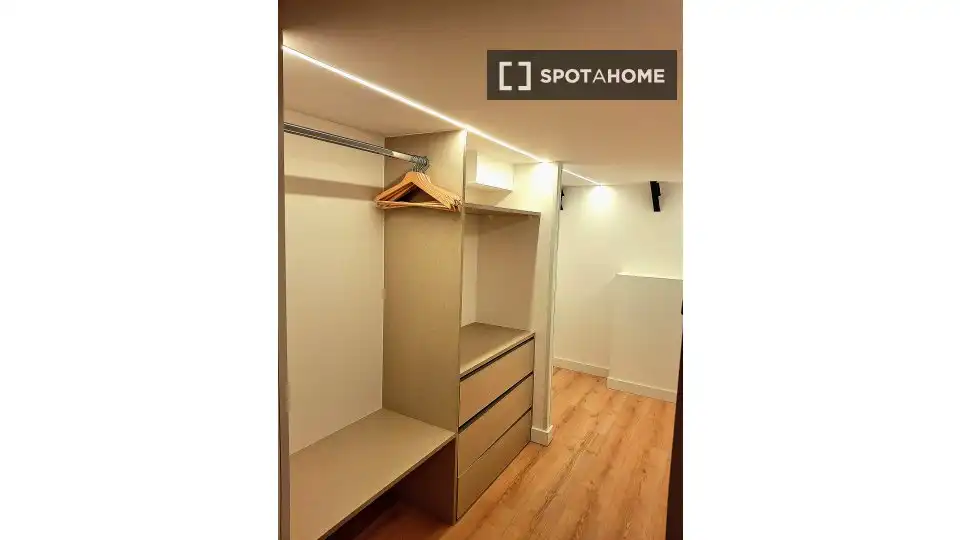 Habitación de Piso de alquiler en Madrid con Aire acondicionado, Calefacción y Amueblado