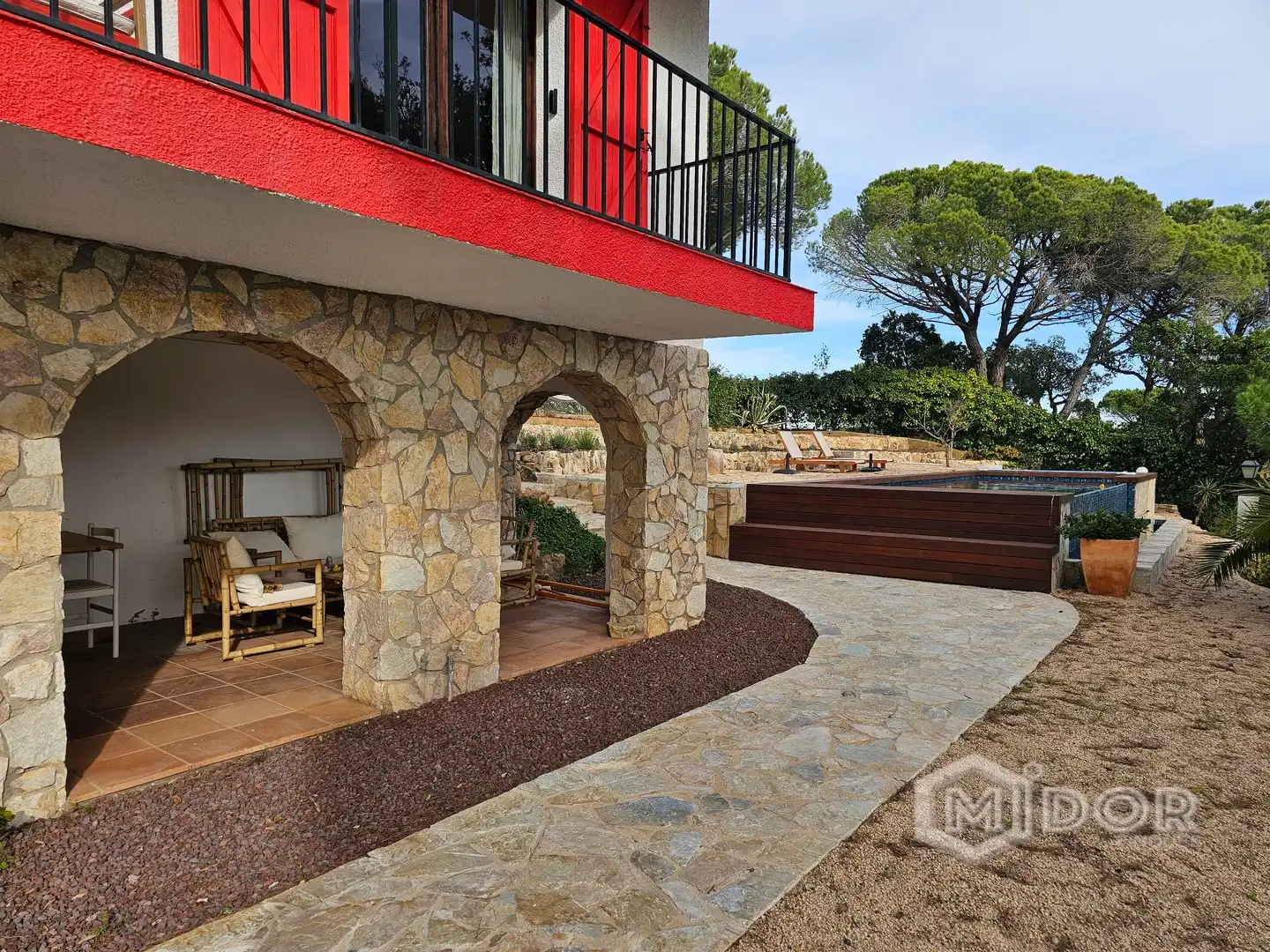 Terrassa de Casa o xalet en venda en Sant Feliu de Guíxols amb Aire condicionat, Calefacció i Jardí privat