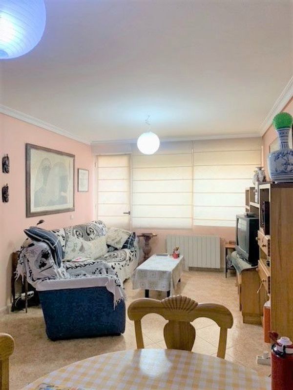 Living room of Flat for sale in  Madrid Capital  with Heating and Furnished