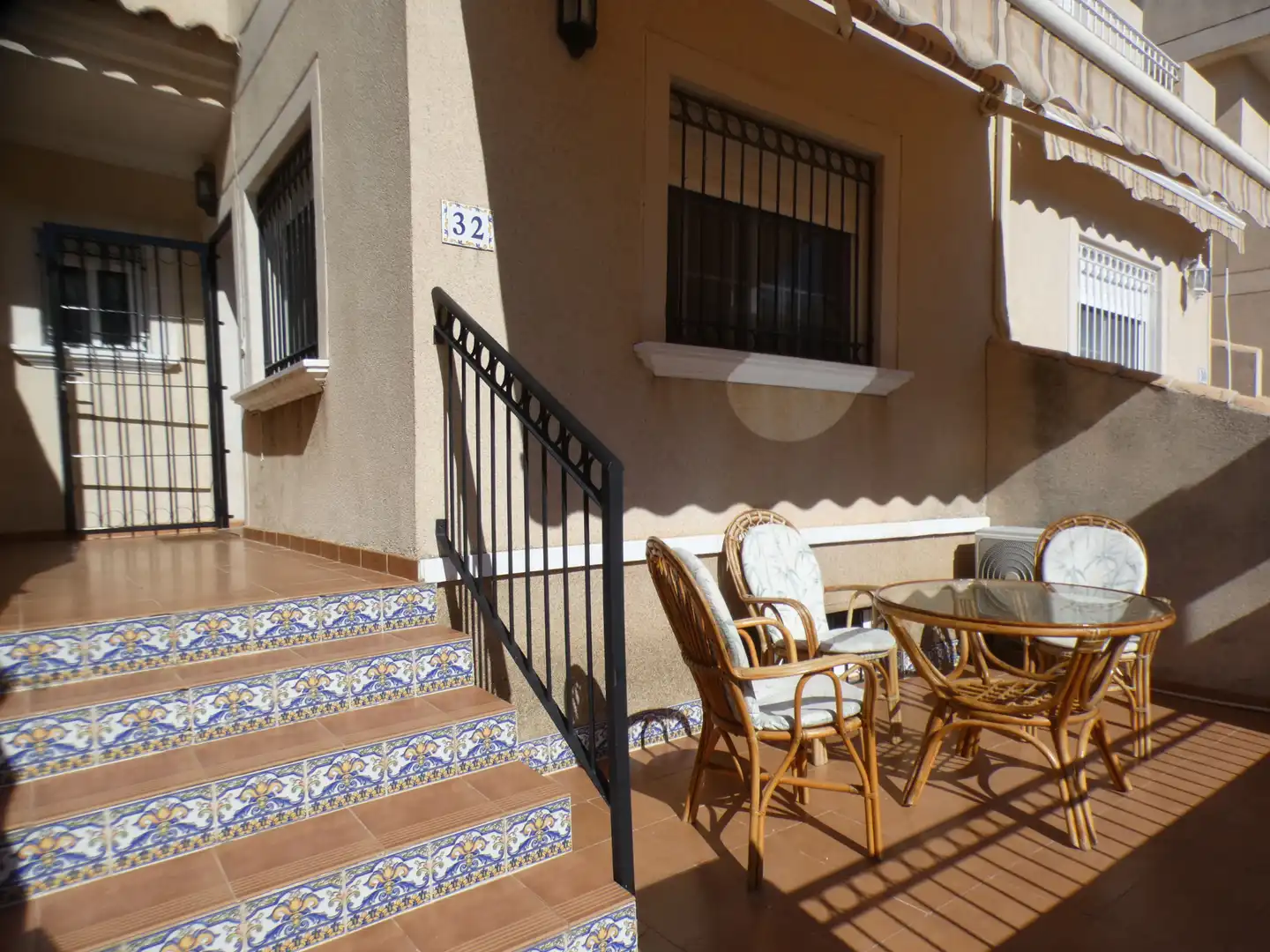 Terraza de Casa adosada en venta en San Pedro del Pinatar con Aire acondicionado, Jardín privado y Amueblado