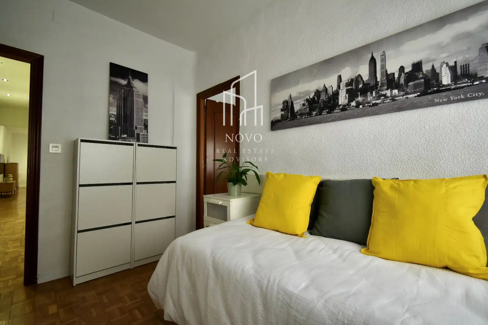 Habitación de Piso de alquiler en Madrid con Aire acondicionado, Calefacción y Amueblado