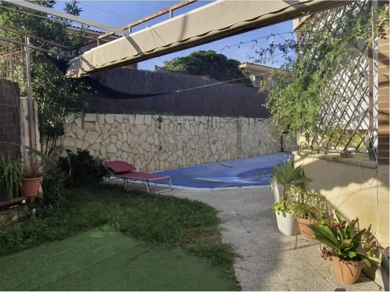 Jardí de Casa o xalet en venda en Badajoz amb Calefacció, Jardí privat i Terrassa