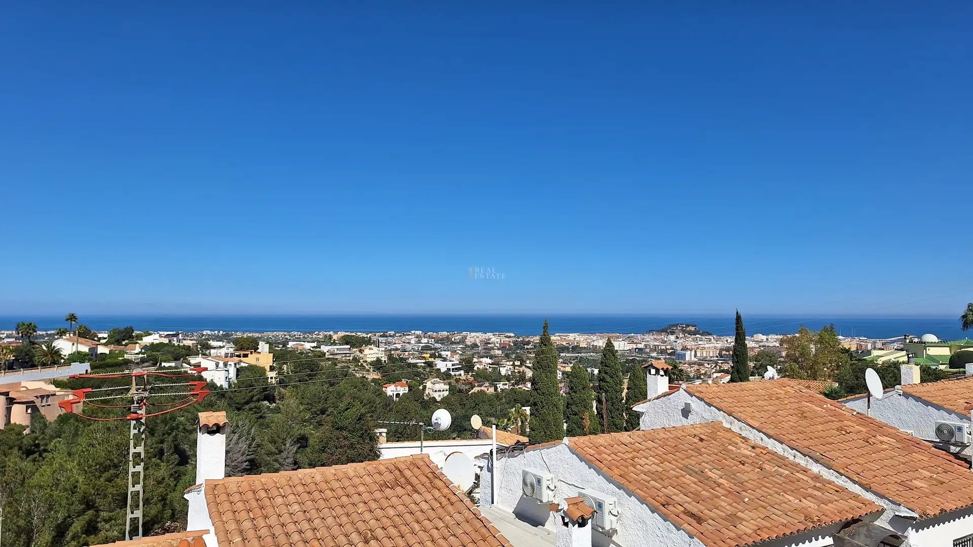 Exterior view of Detached homes for sale in Dénia  with Air Conditioner and Balcony