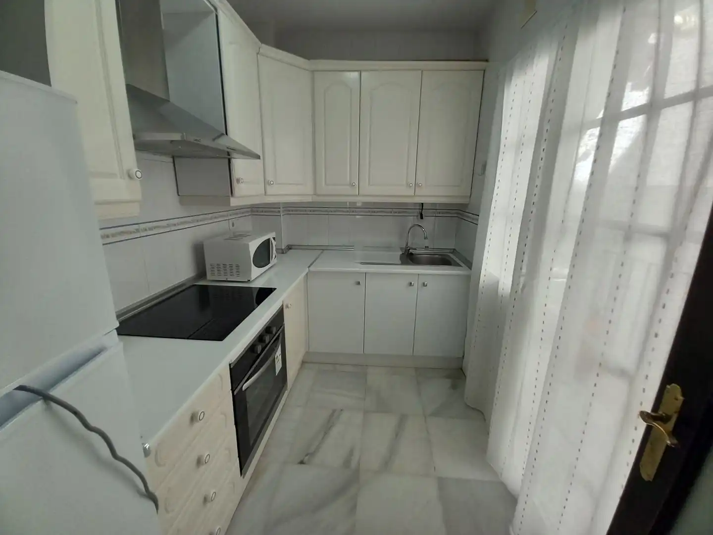 Kitchen of Flat for rent in Ronda  with Air Conditioner, Heating and Furnished