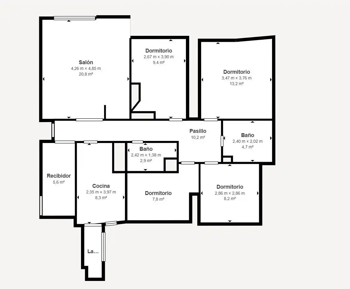 Piso en venta en Valencia con Aire acondicionado, Calefacción y Balcón
