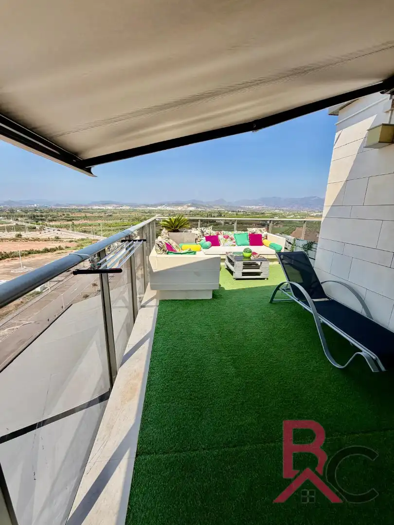 Terrasse von Dachboden zum Verkauf in Moncofa mit Klimaanlage, Terrasse und Ofen