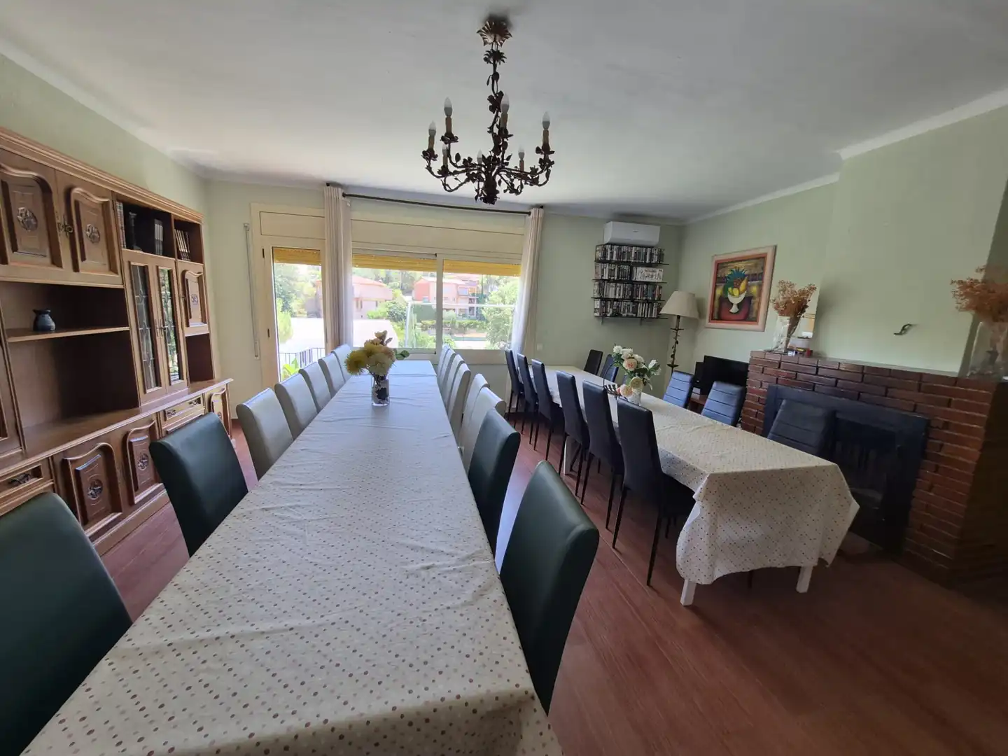 Comedor de Casa o chalet de alquiler en La Llacuna con Aire acondicionado, Calefacción y Jardín privado