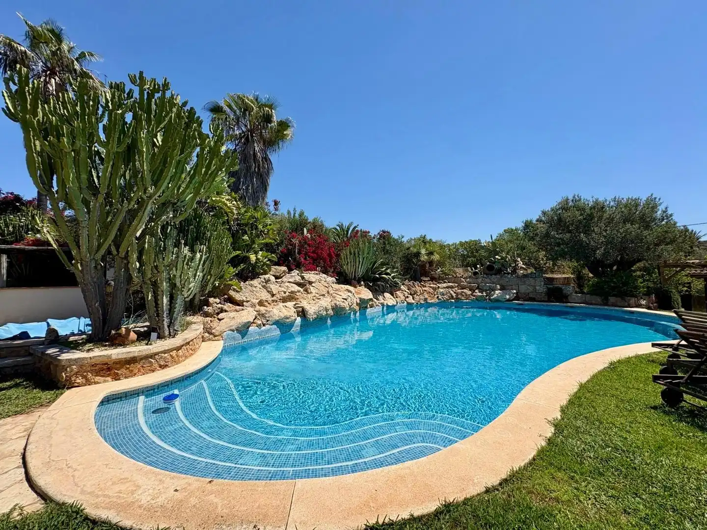 Piscina de Casa o xalet de lloguer en Andratx amb Aire condicionat, Calefacció i Jardí privat