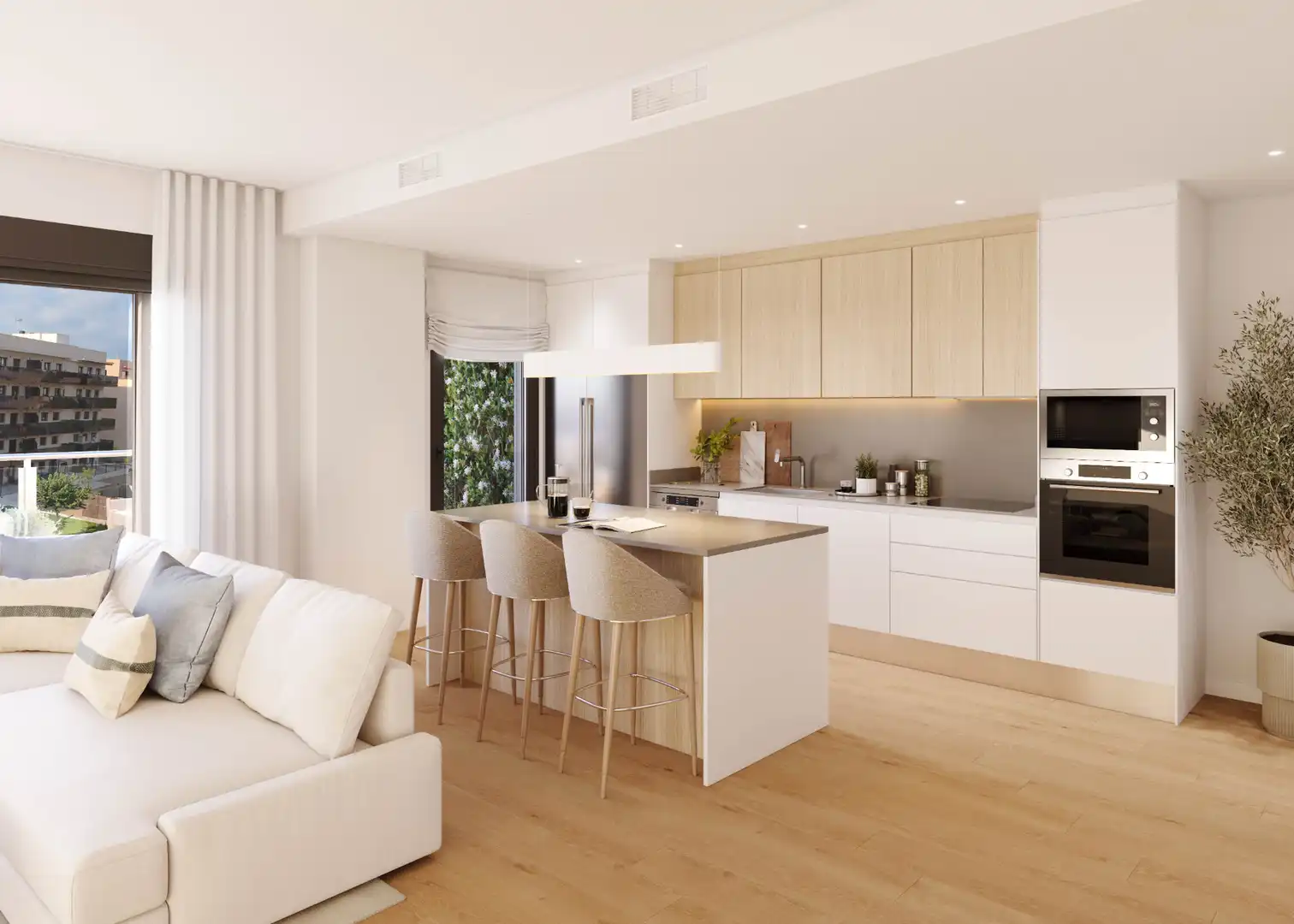 Piso de obra nueva con piscina en venta en Carrer de Pierre Vilar 3, imagen 2