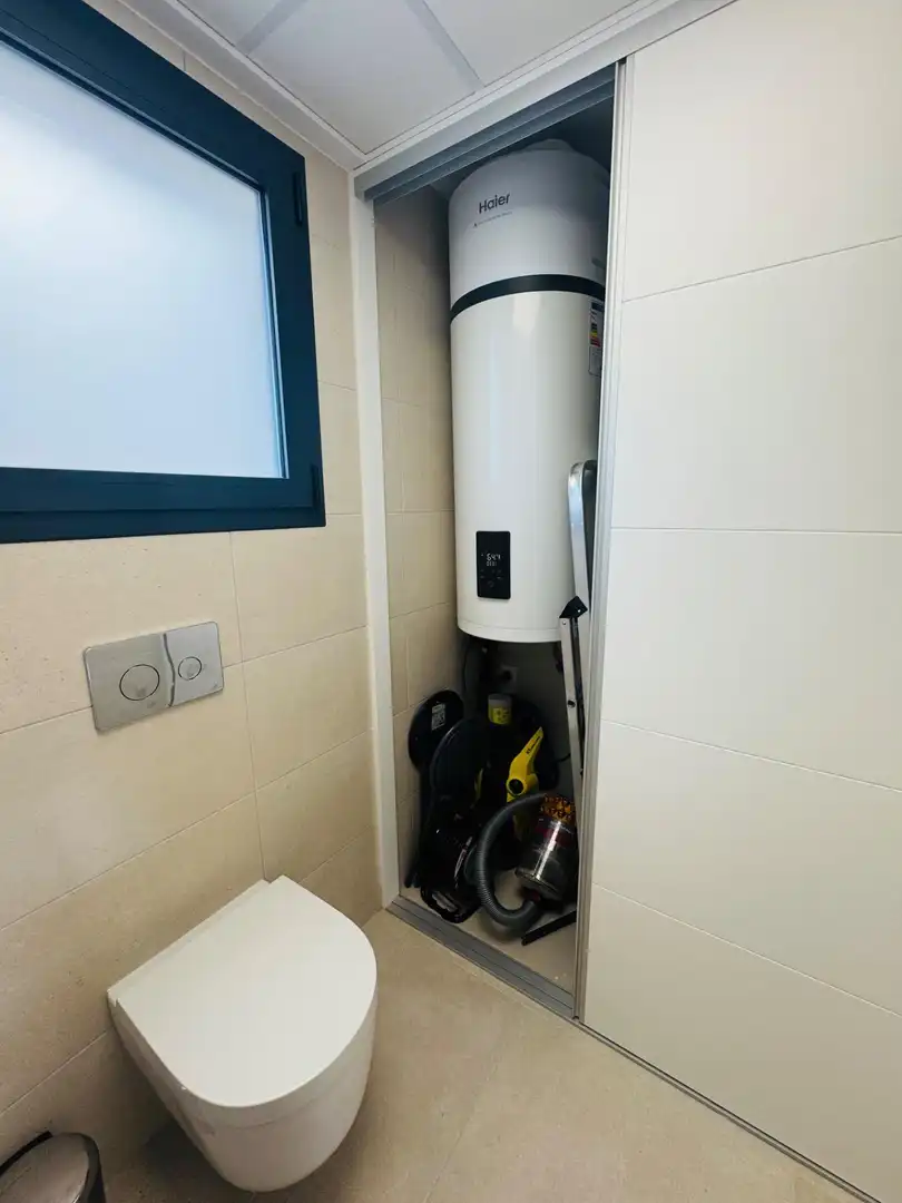Bathroom of Houses for rent in Santa Pola  with Air Conditioner, Heating and Private garden