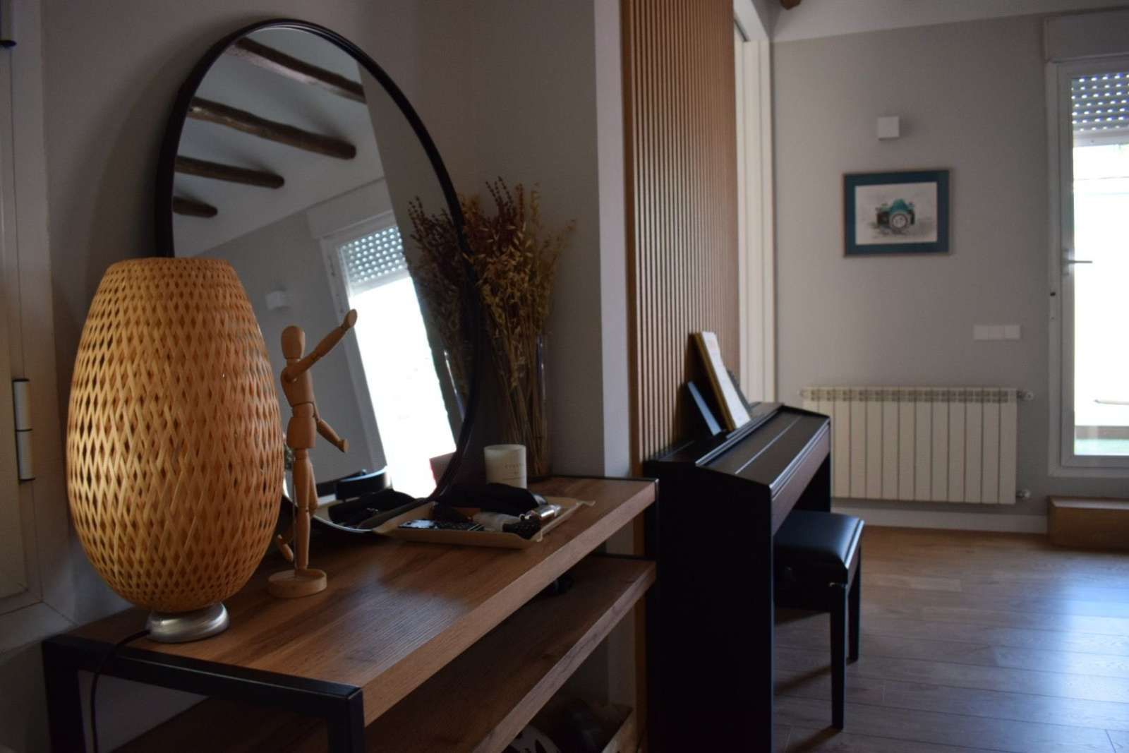 Bedroom of Apartment to share in  Madrid Capital  with Air Conditioner, Heating and Terrace