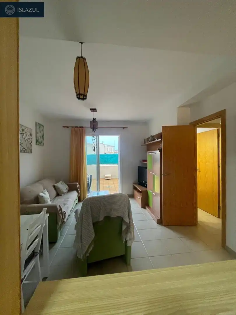 Sala d'estar de Casa adosada en venda en Isla Cristina amb Jardí privat, Terrassa i Moblat