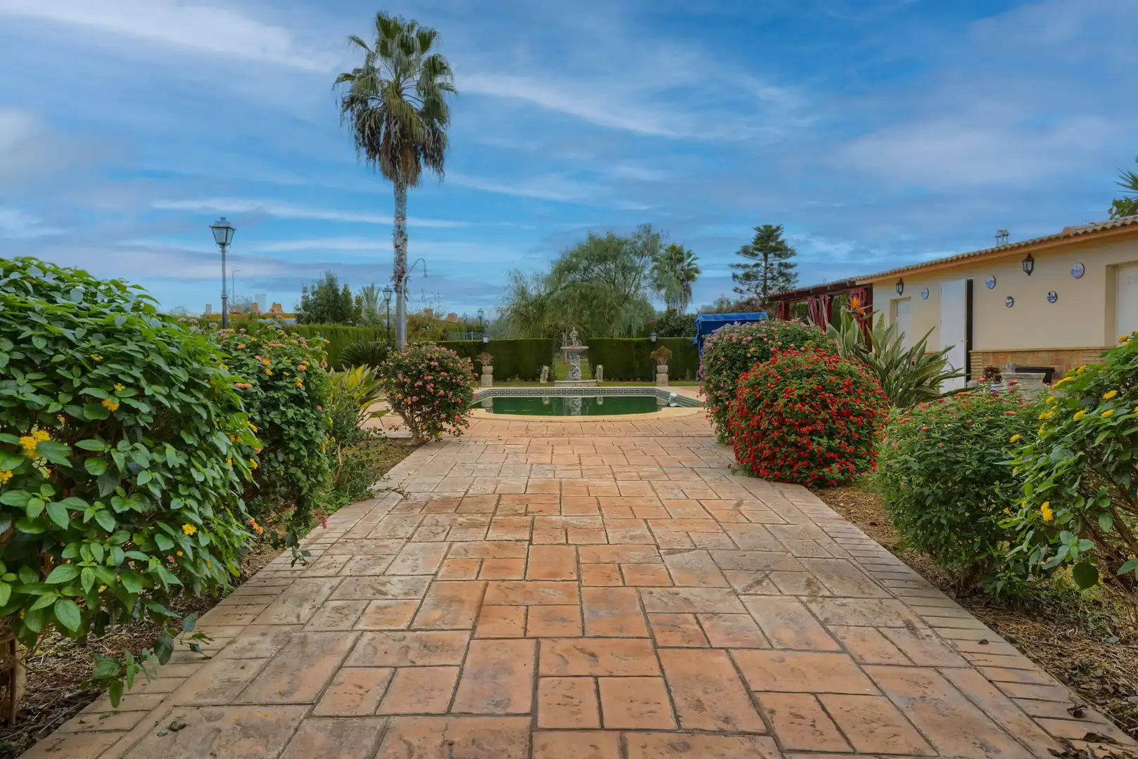 Garden of Country homes for sale in Pilas  with Private garden, Terrace and Swimming Pool
