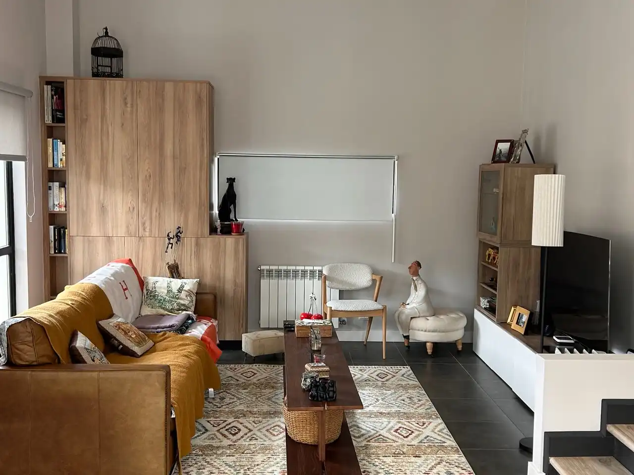 Sala de estar de Casa o chalet en venta en Culleredo con Calefacción, Jardín privado y Parquet