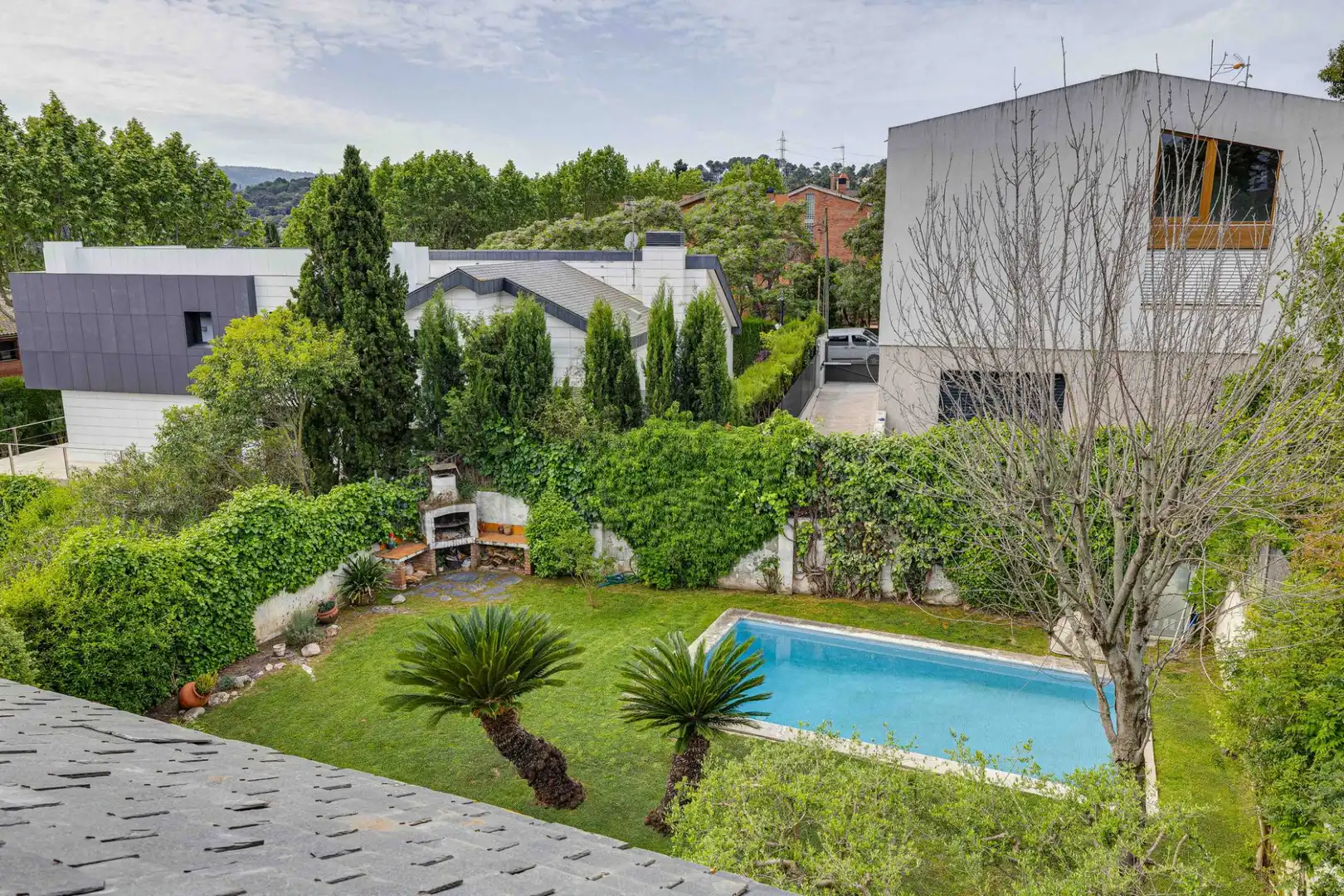 Jardín de Casa o chalet en venta en Sant Cugat del Vallès con Calefacción, Jardín privado y Parquet