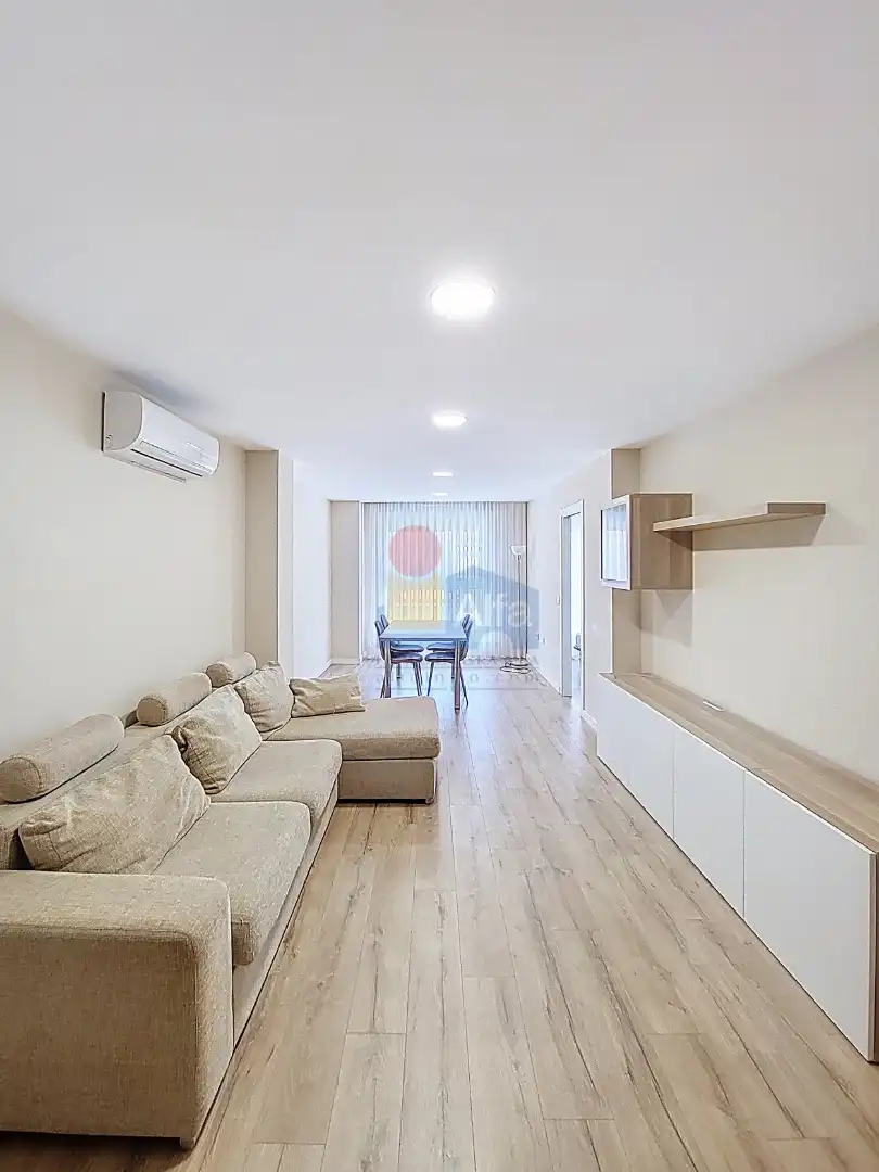 Wohnzimmer von Wohnung zur Miete in Silla mit Klimaanlage, Parkett und Terrasse