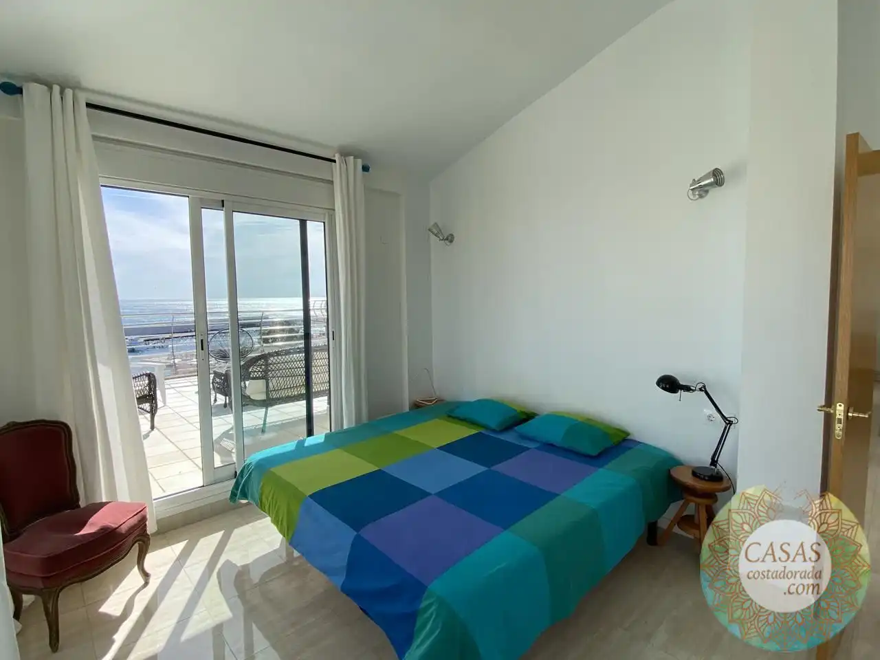 Schlafzimmer von Dachboden zum Verkauf in L'Ametlla de Mar  mit Klimaanlage und Abstellraum