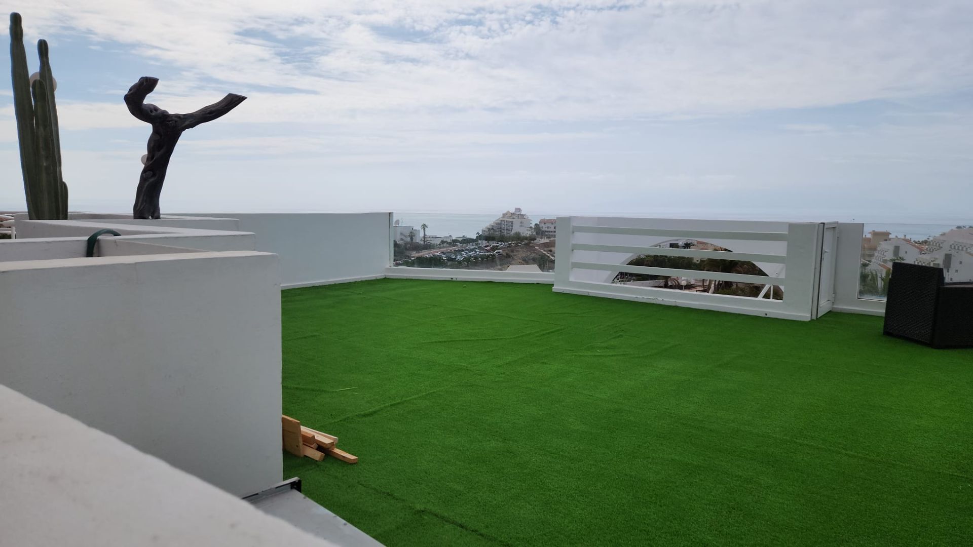 Terrassa de Apartament de lloguer en Adeje amb Jardí privat, Terrassa i Moblat