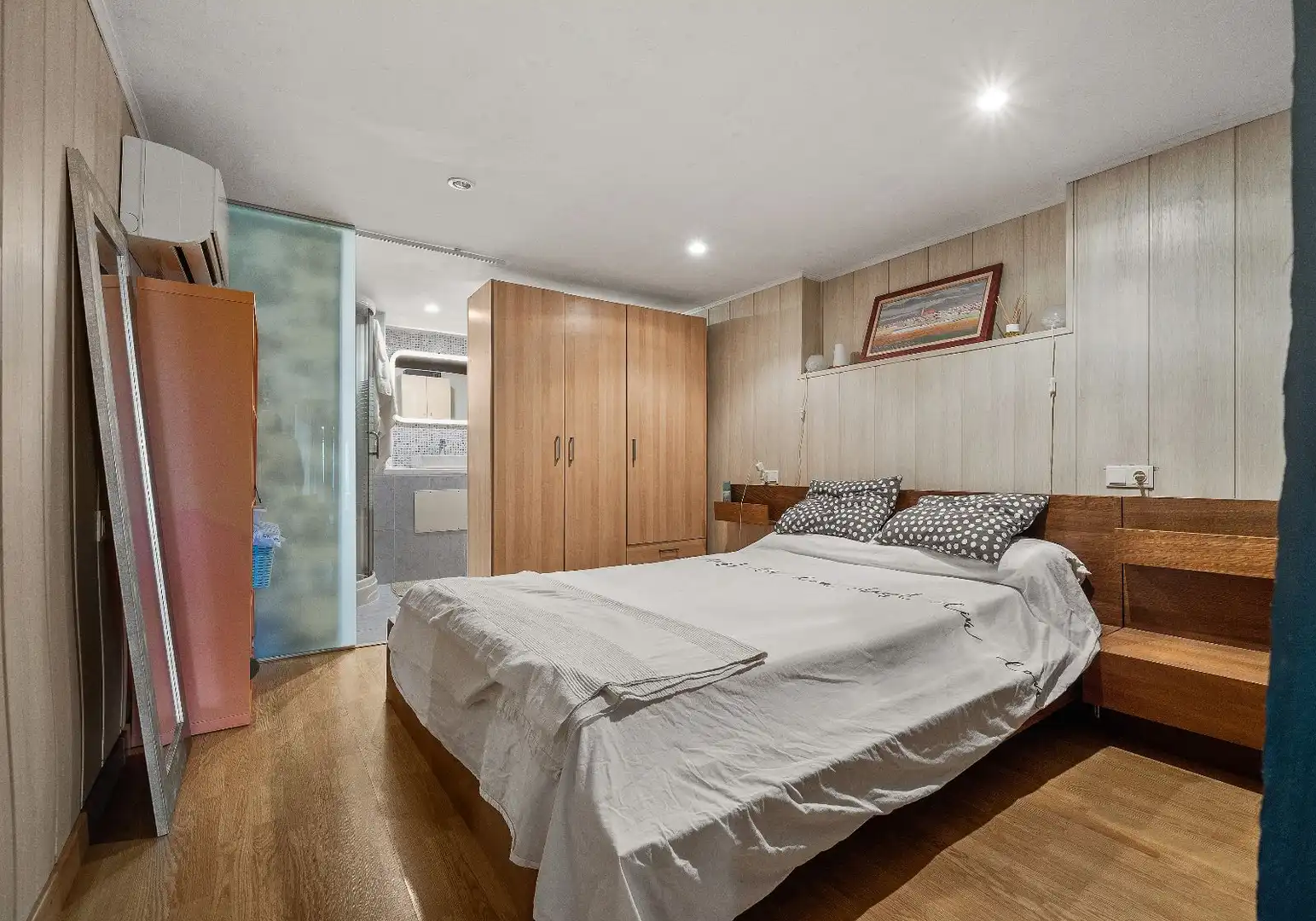 Schlafzimmer von Wohnungen zum Verkauf in Alcúdia mit Klimaanlage, Heizung und Parkett