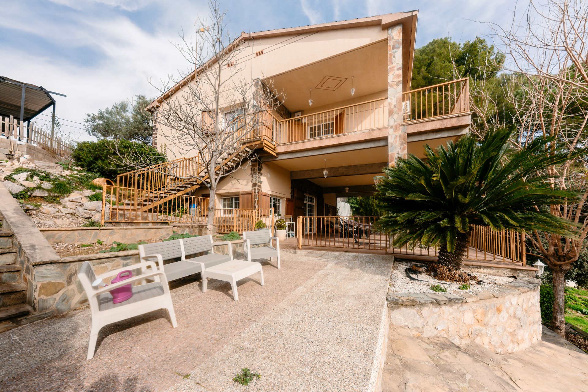 Terraza de Casa o chalet en venta en Els Hostalets de Pierola con Aire acondicionado, Jardín privado y Terraza
