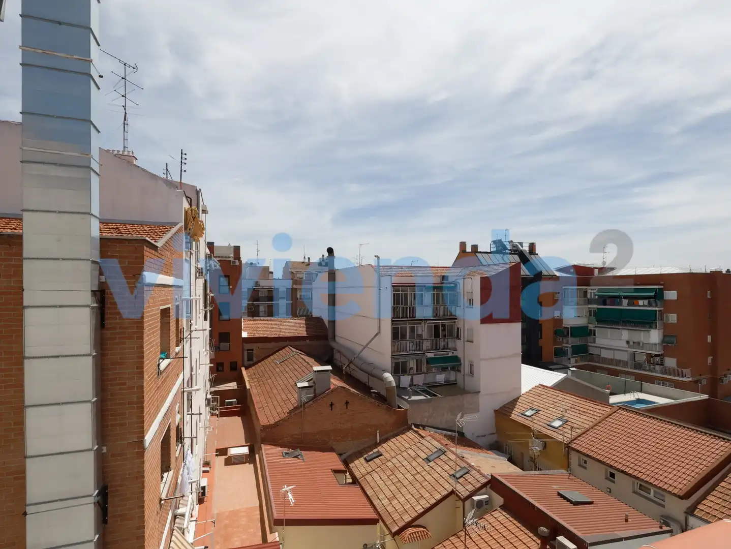 Balcony of Flat for sale in Madrid  with Air Conditioner and Heating