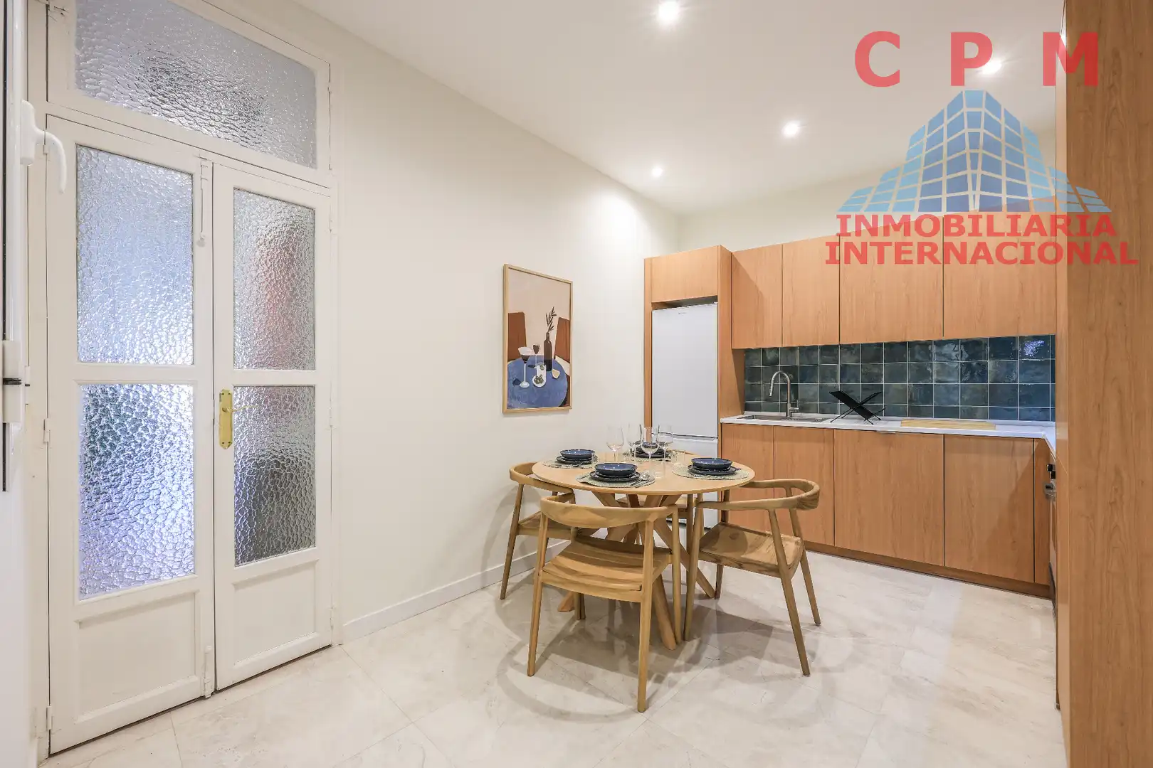 Dining room of Flat for rent in Madrid  with Air Conditioner, Heating and Parquet flooring