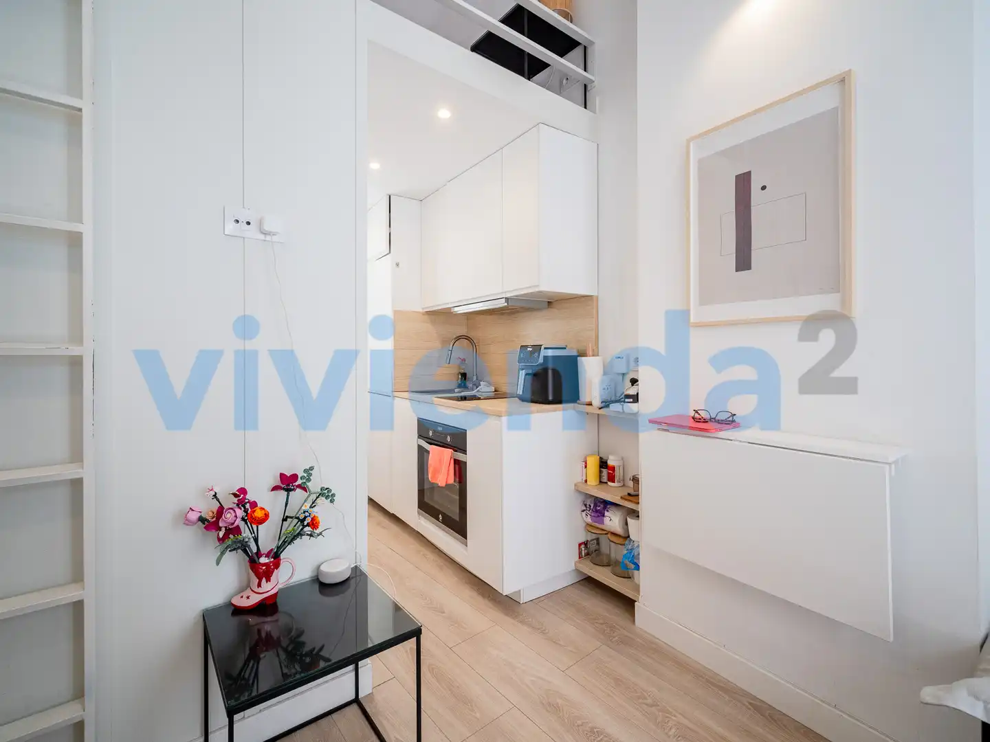 Küche von Wohnung zum Verkauf in Madrid mit Klimaanlage und Heizung