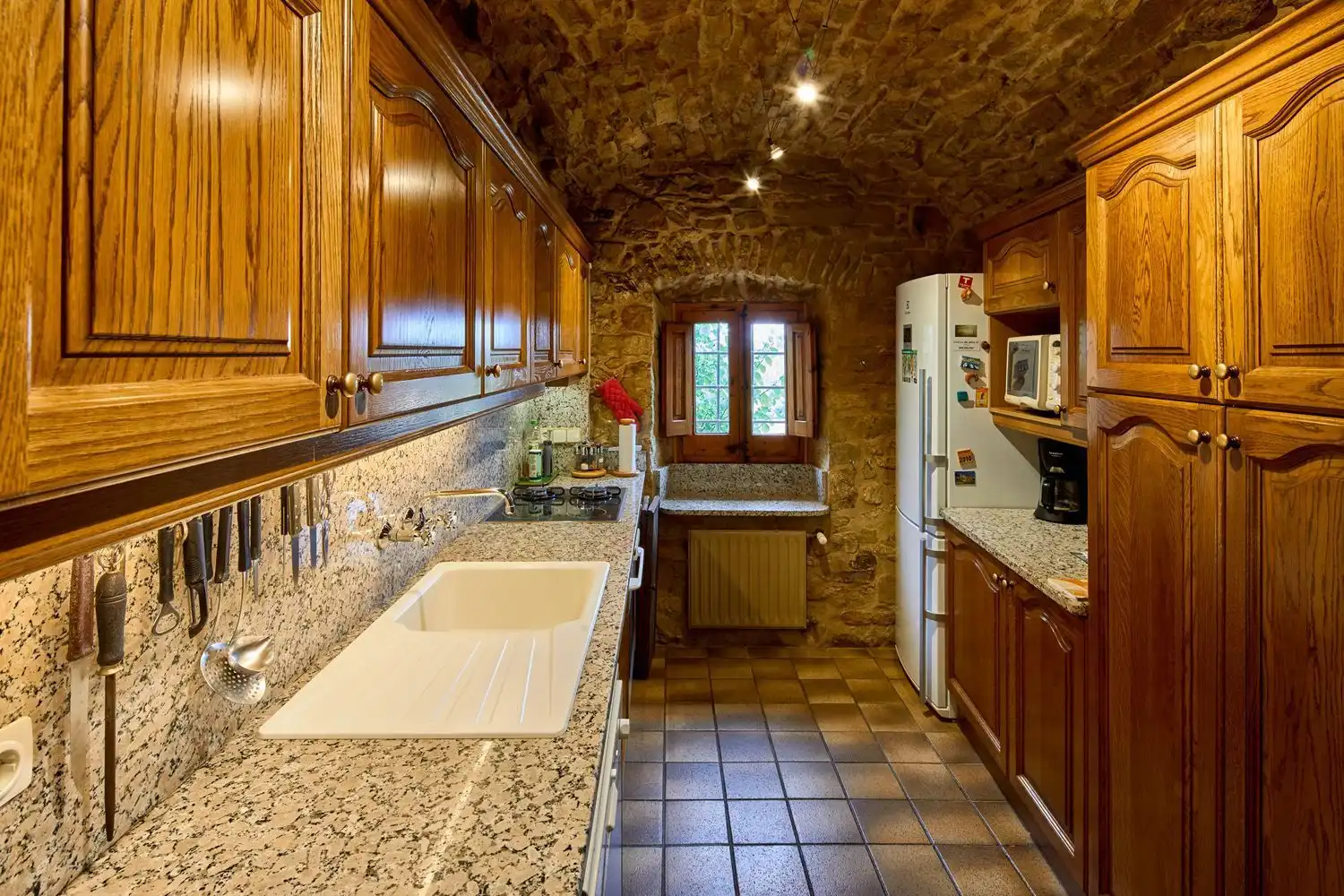 Cocina de Casa o chalet de alquiler en Madremanya con Aire acondicionado, Jardín privado y Terraza