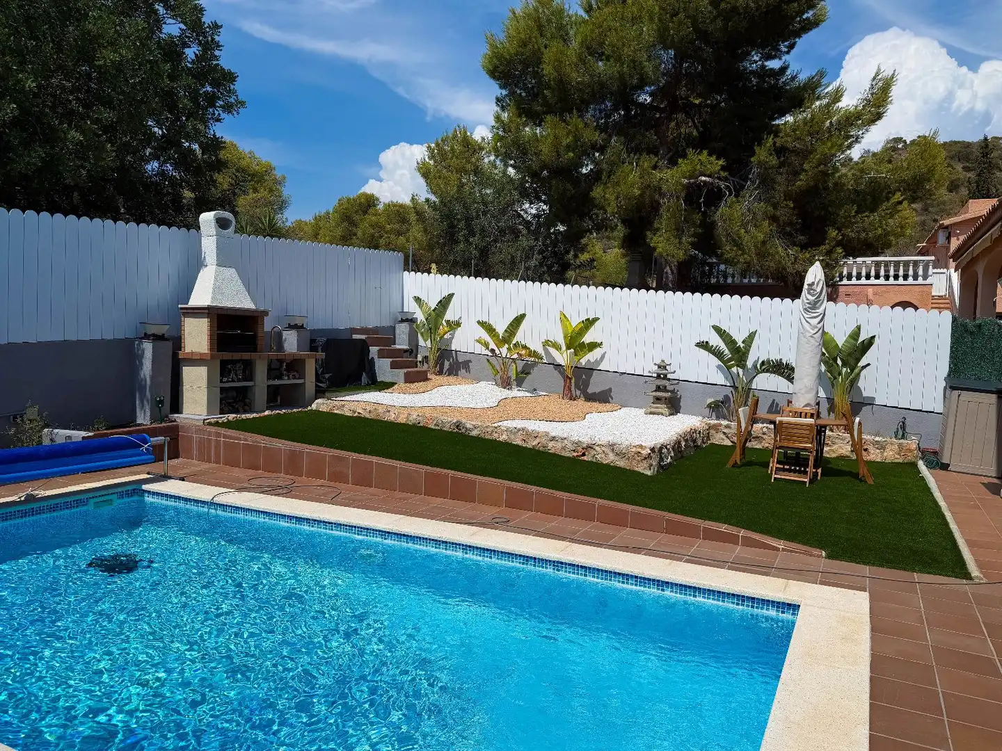 Swimming pool of Houses for sale in Roda de Berà  with Air Conditioner, Heating and Terrace