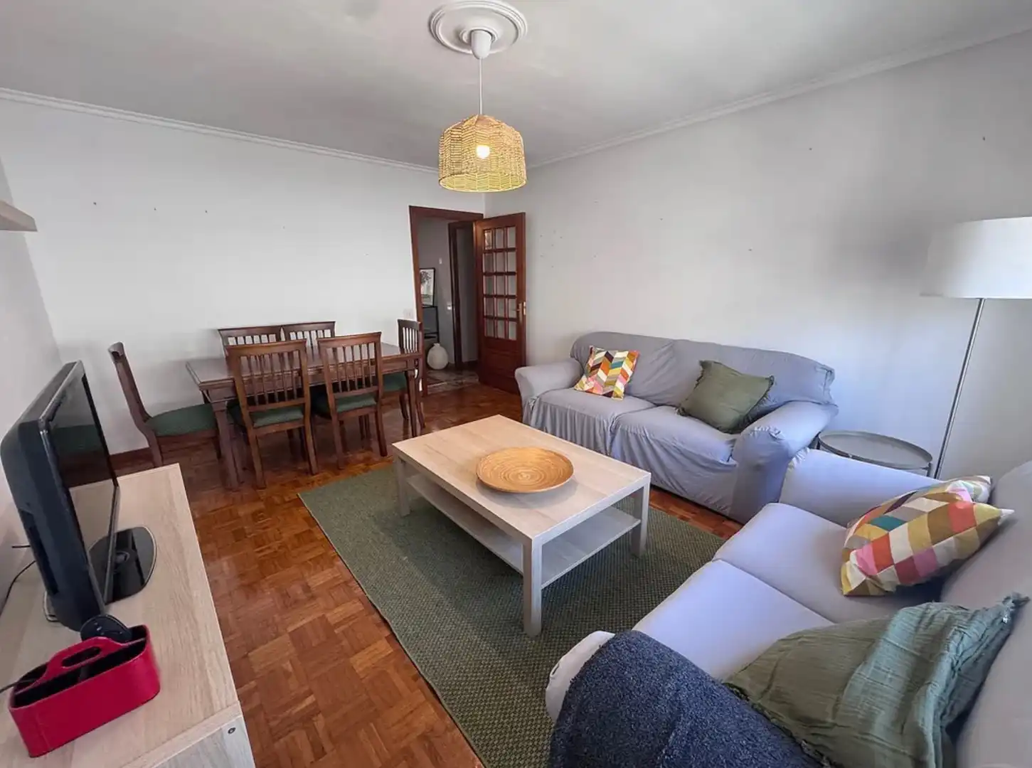 Sala de estar de Piso de alquiler en Ferrol con Calefacción, Trastero y Amueblado