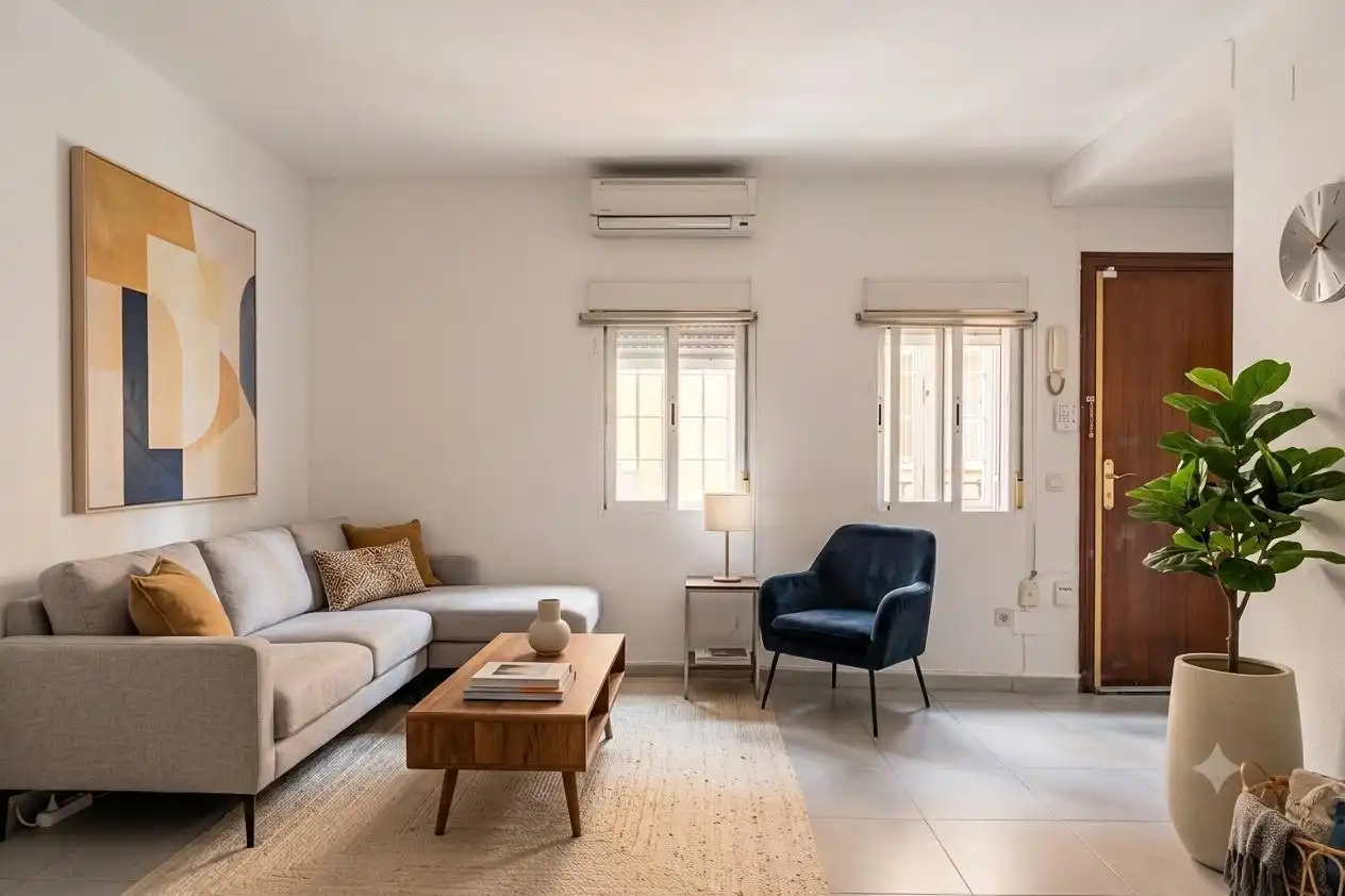 Living room of Apartments for sale in Madrid