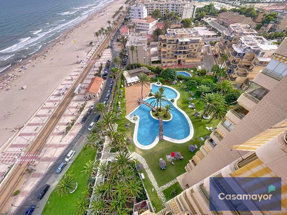 Swimming pool of Flat to rent in El Campello  with Air Conditioner, Heating and Private garden
