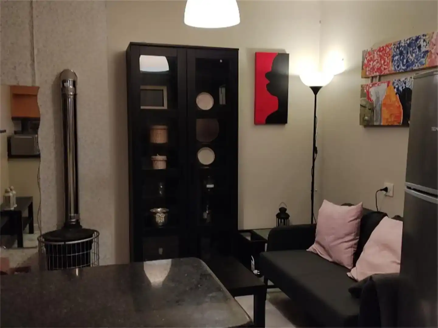 Wohnzimmer von Wohnung zur Miete in Valga mit Möbliert, Ofen und Waschmaschine
