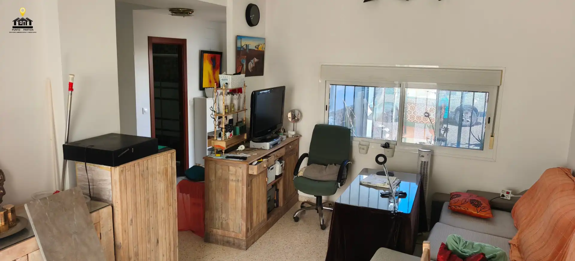 Sala de estar de Casa o chalet en venta en El Cuervo de Sevilla con Amueblado y Horno